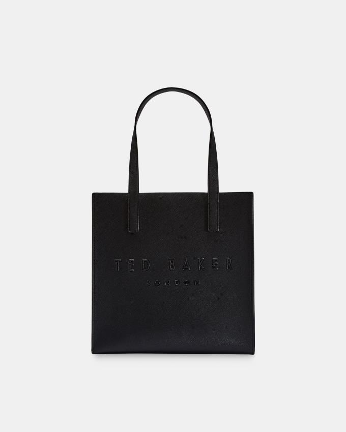 Sac a Main Ted Baker Small Crosshatch Icon Noir Femme | CXT-18087580